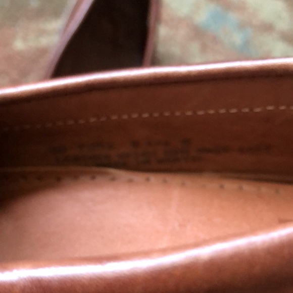 Men’s size 8 1/2 brown woven leather dockers slip on loafer shoes - Picture 5 of 11